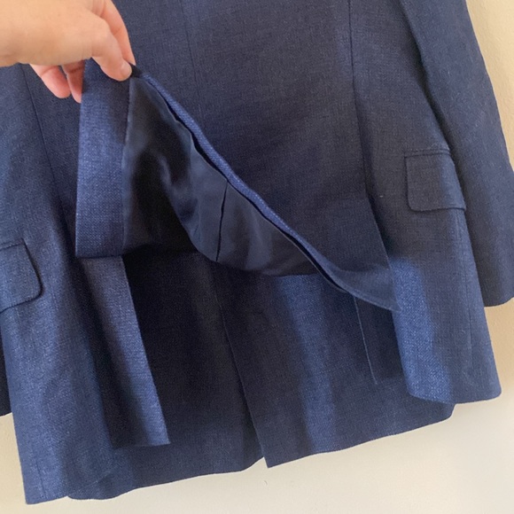 Burberrys’ Elegant Navy Blue Blazer and Skirt Set size 38 R US size 6 vintage - Picture 15 of 15
